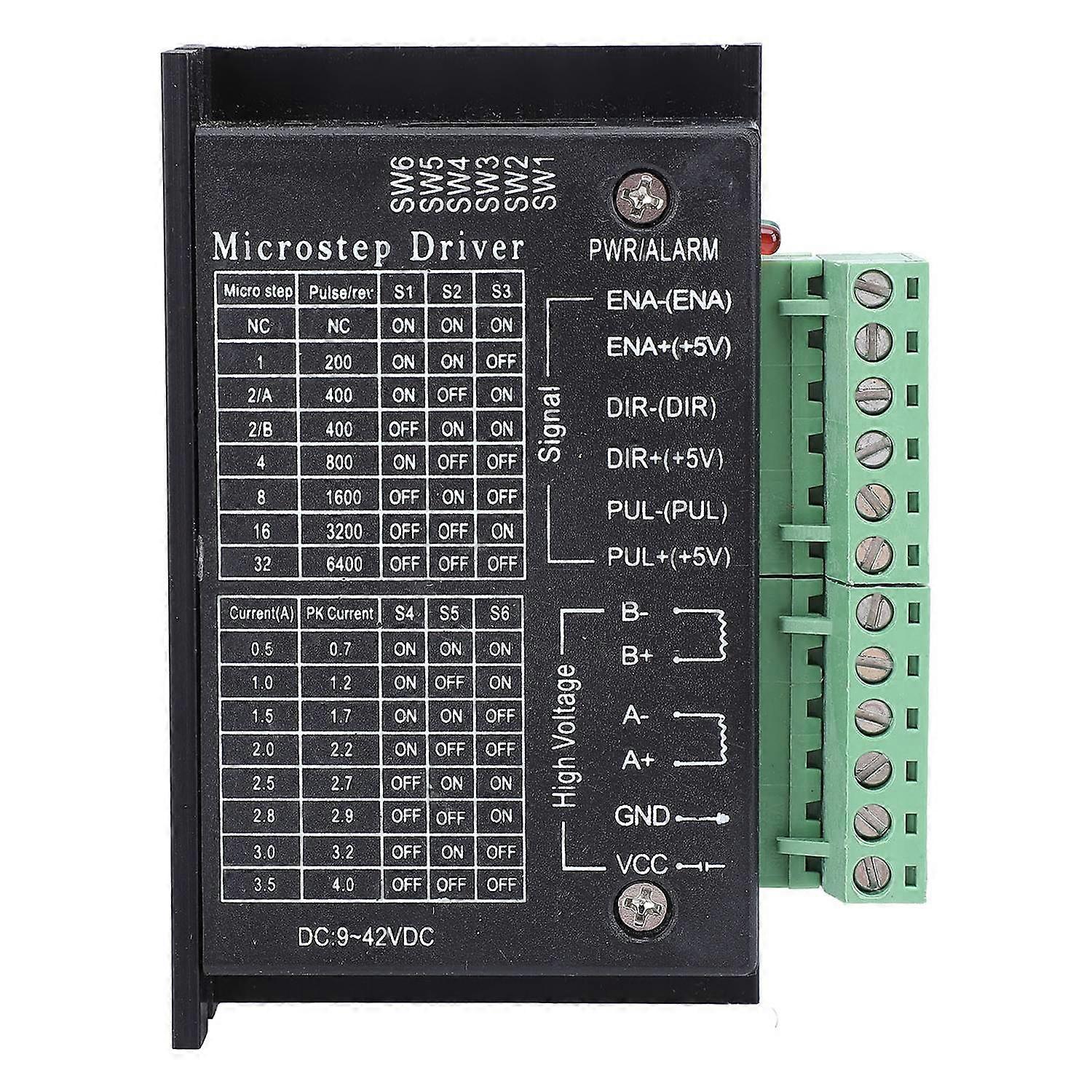 TB6600 4A DC9‑42V Stepper Motor Driver for 42 57 86 Stepping Motors for Nema17 Single Axes Phase Ste