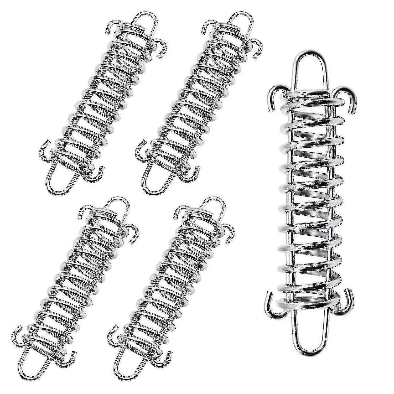 5 חתיכות של מעיינות מתח, קפיצים למפרשי שמש, קפיצים ספירליים למפרשי שמש, חבל סוכך Tensio