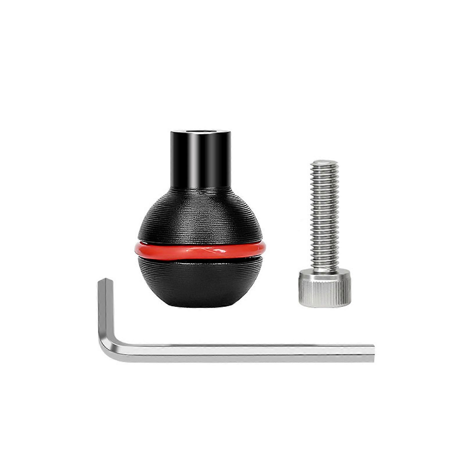 Ball Adapter with 1/4inch 20 Screw Fixed Ball Head Mount Adapter for Underwater Tray Handle Bracket Extended Flash Light Multicolor
