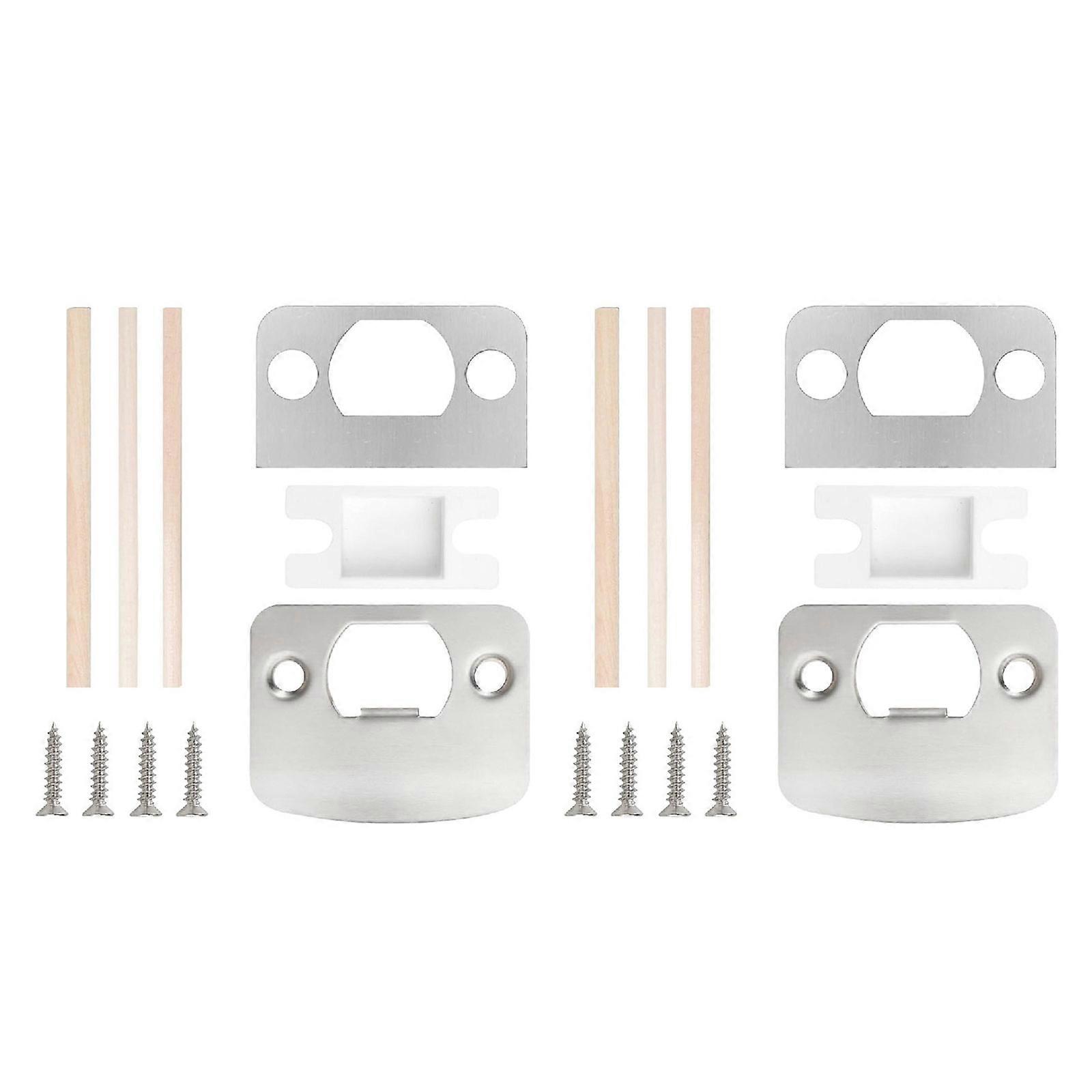 Industrial Security Striker Plates set Heavy Duty Door Lock Reinforcement set Door Lock Strikes Plate Set for Protections Multicolor