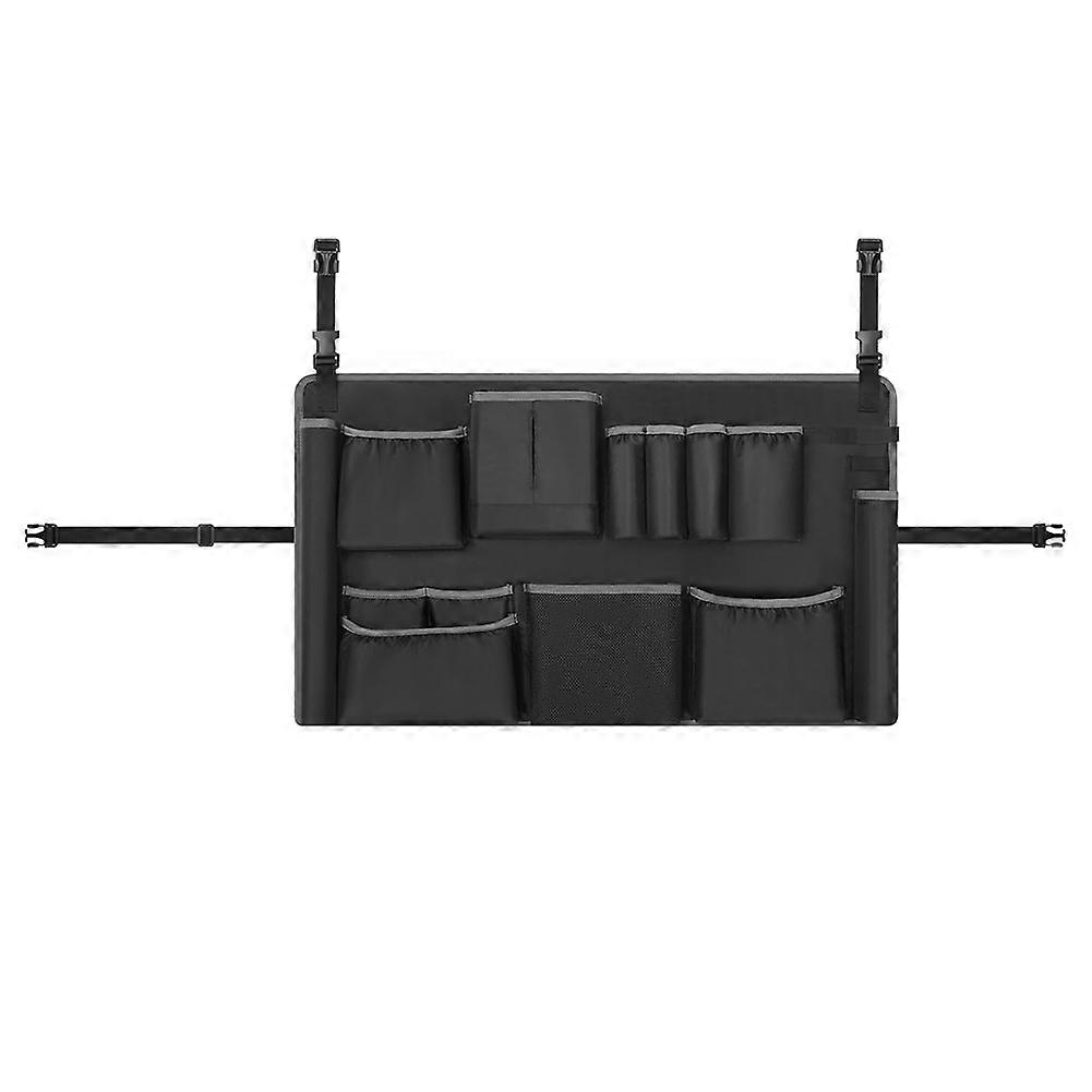 Trash Can Caddys Bags Fit 32-55 Gallon Garbage Bins, Garbage Bin Caddys Bag Organizer with Multi-Pockets, Organizer