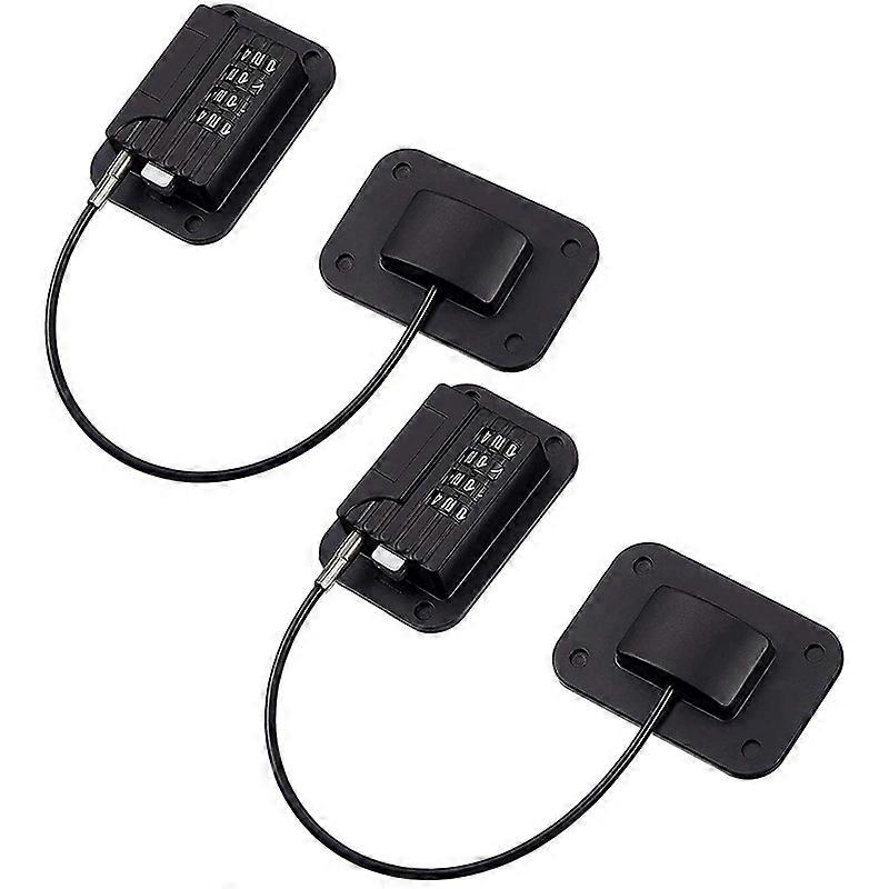 2 Pack Refrigerator Lock Combination Coded,Fridge Lock Safe, Child Safety Cabinet Window Locks, Bab