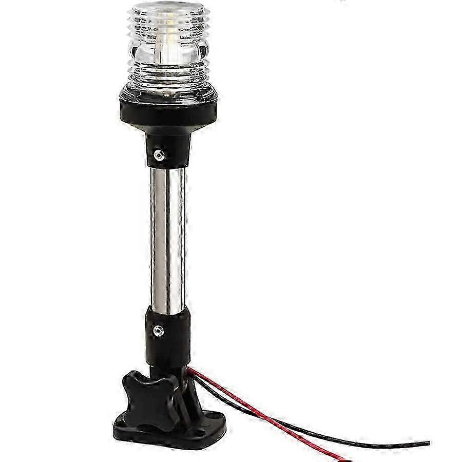 Boat Navigation Anchor Lights All Round 360 Degree White Fold Down Led Navigation Light For Stern Anchor Light 12v 10w Marine