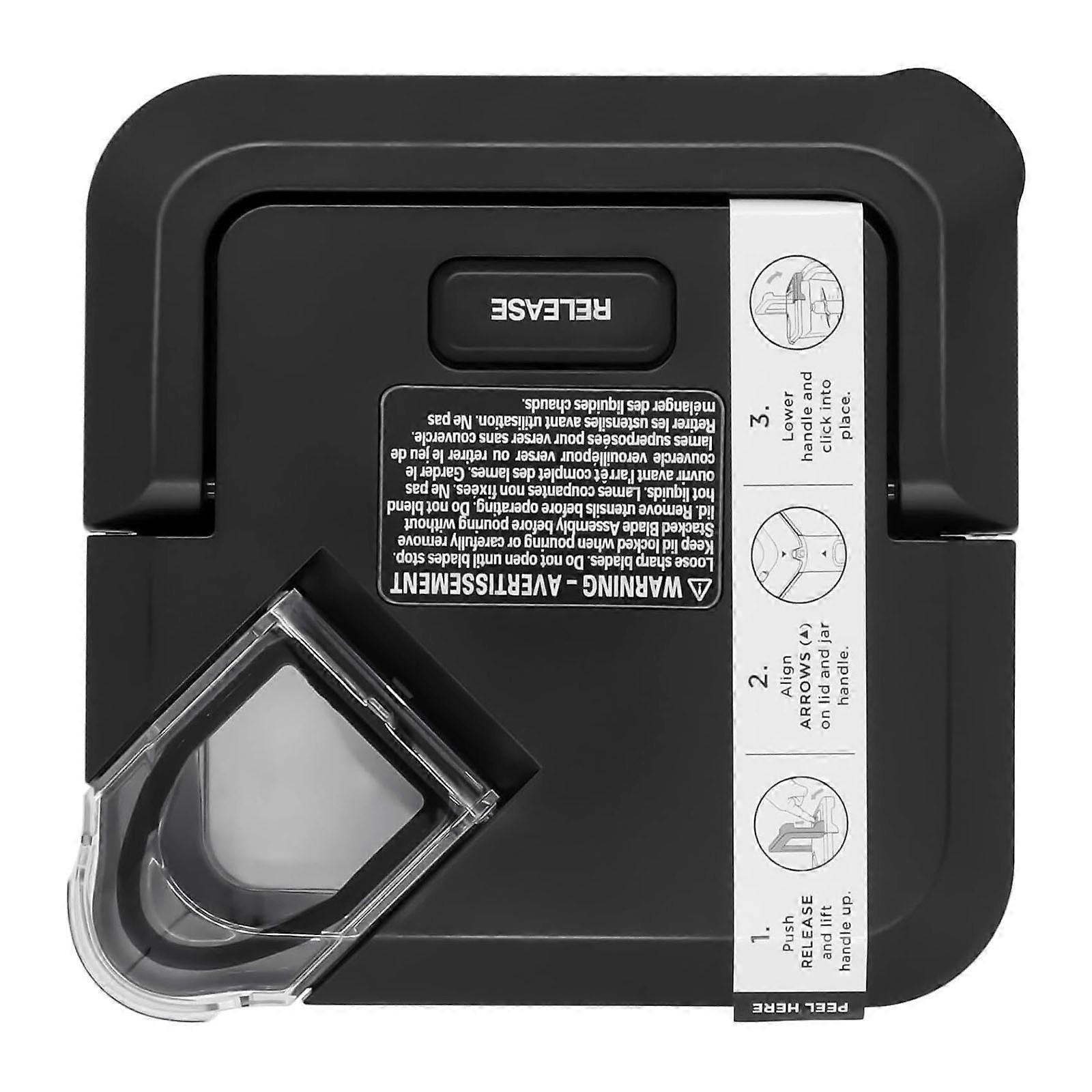 Square Locking Lid Accessory Blender Part Suqare Lid ABS Texture Blender Lid Replacement Cover for Blender Pitcher Multicolor