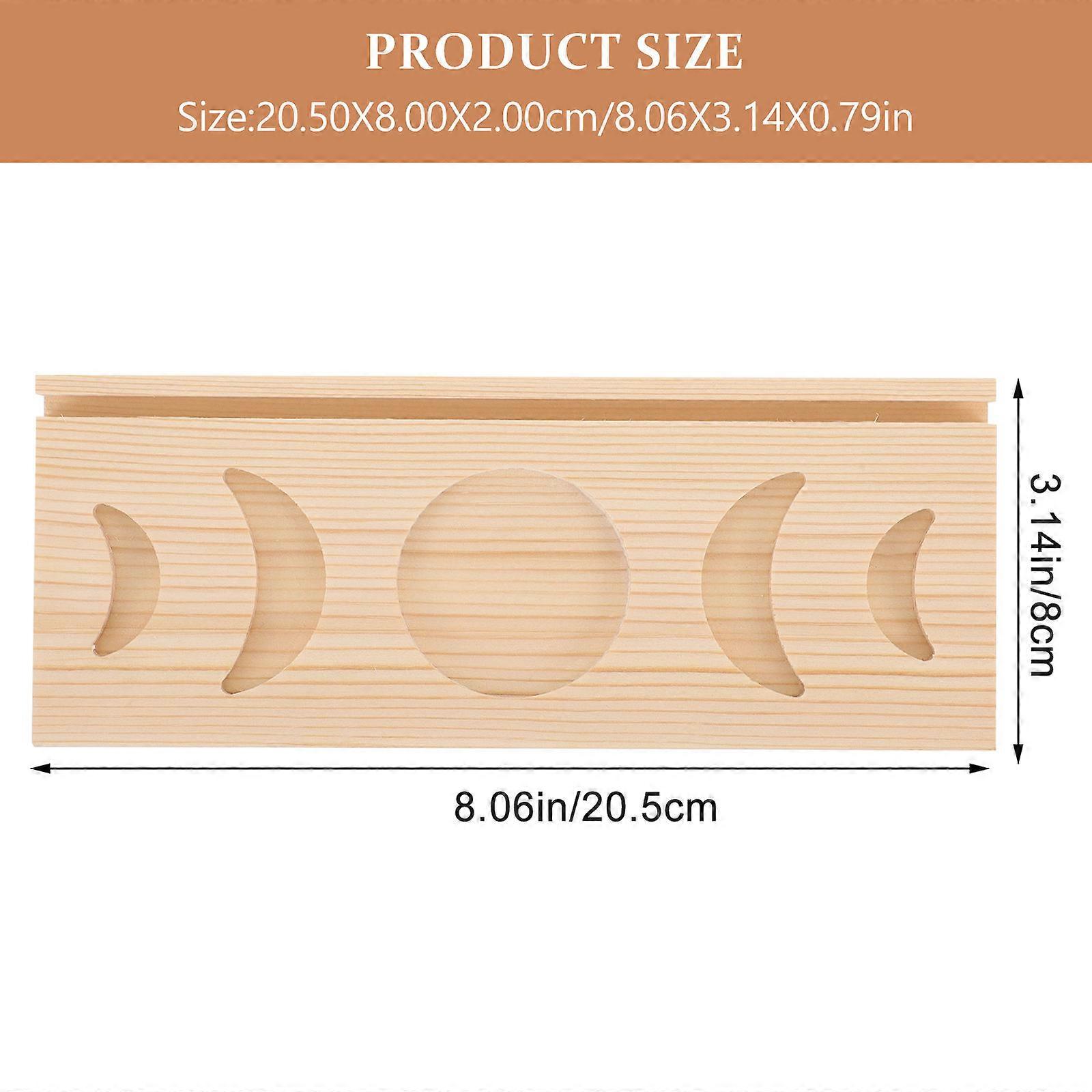 Wooden Tarot Card Stand for Supporting Use with Brown Color and Material