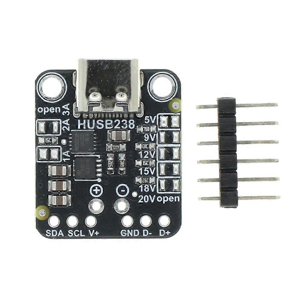 HUSB238 PD Decoy Module IIC Control or Fixed Level Output USB Type CPD Sink