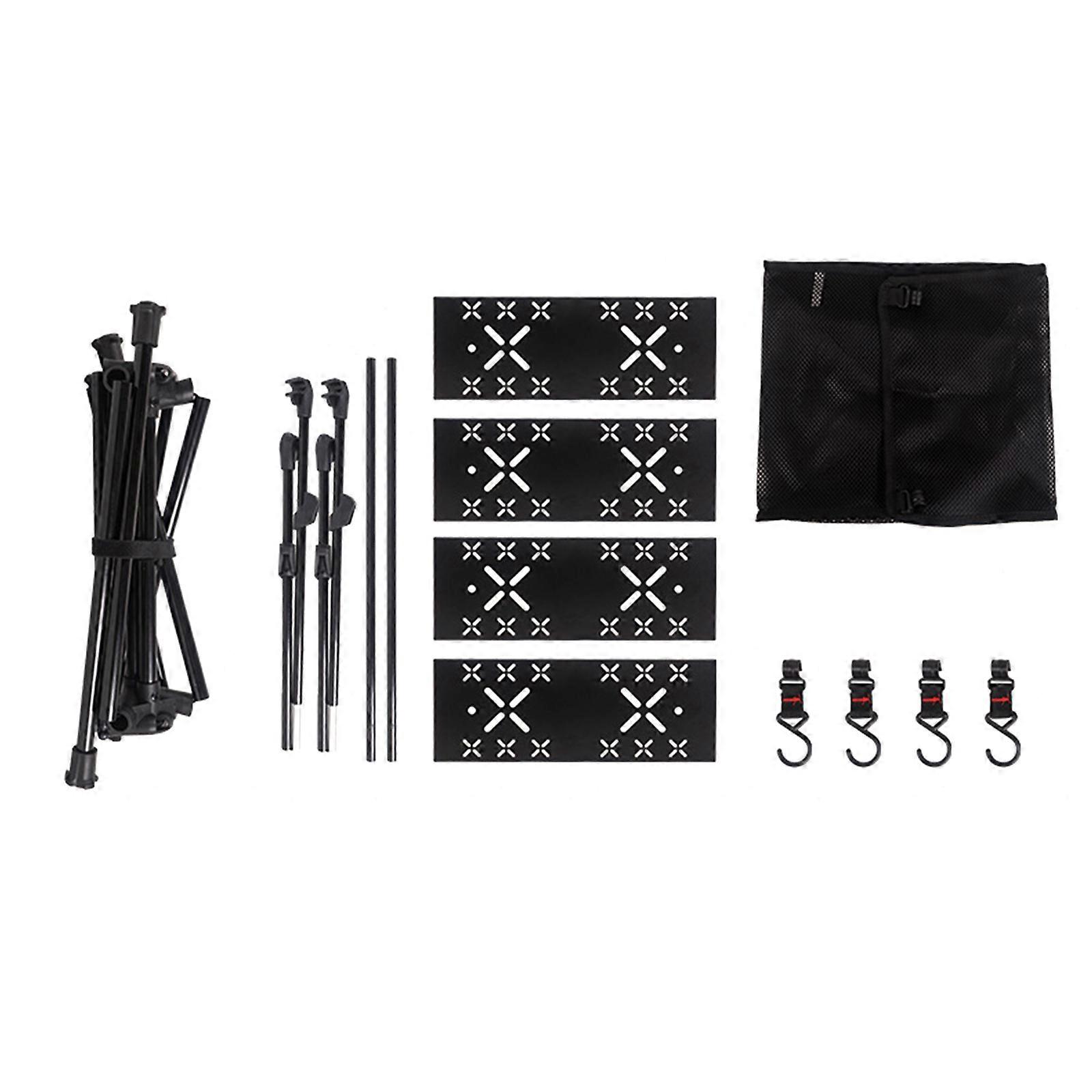 Small Outdoor Folding Tables Portable Ultralight Picnic Desk Camp Tables Compact Camping Desk Utility Folding Tables Multicolor