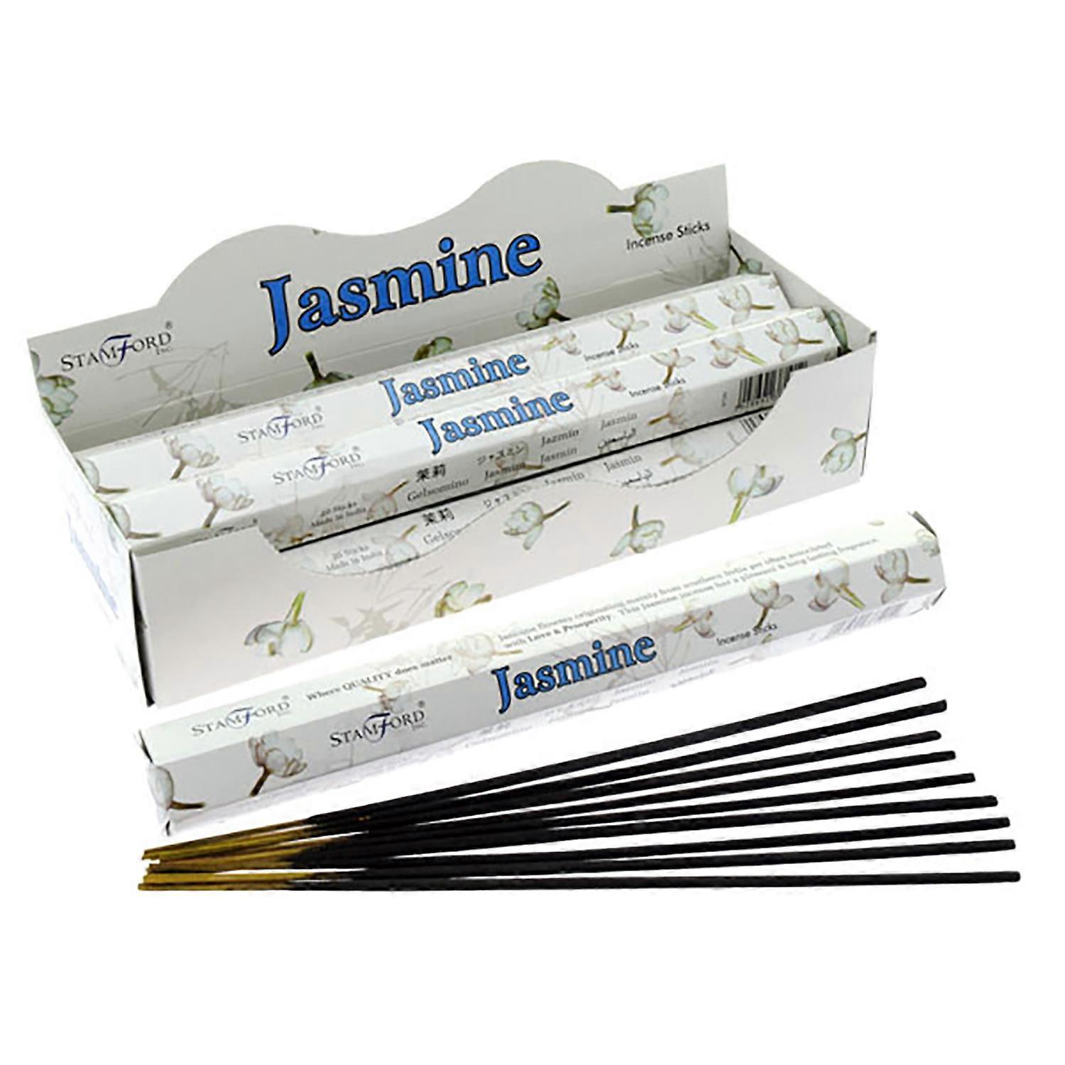 Stamford Hex Røkelsespinner - Jasmin 6-pakning