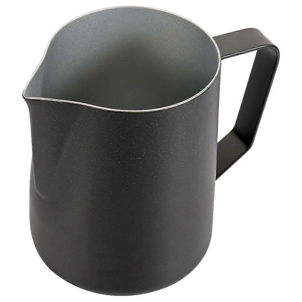 Stainless Steel Milk Frothing Pitcher 600ml for Espresso, Coffee Steaming and Latte Art, Black