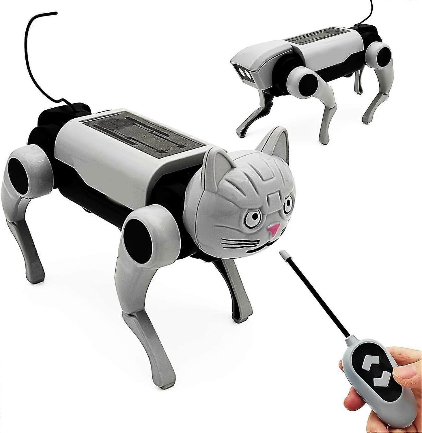 Electric Remote Control Robot Dog RC Mechanical Animal Vehicle Electronic Pets, DIY Installation