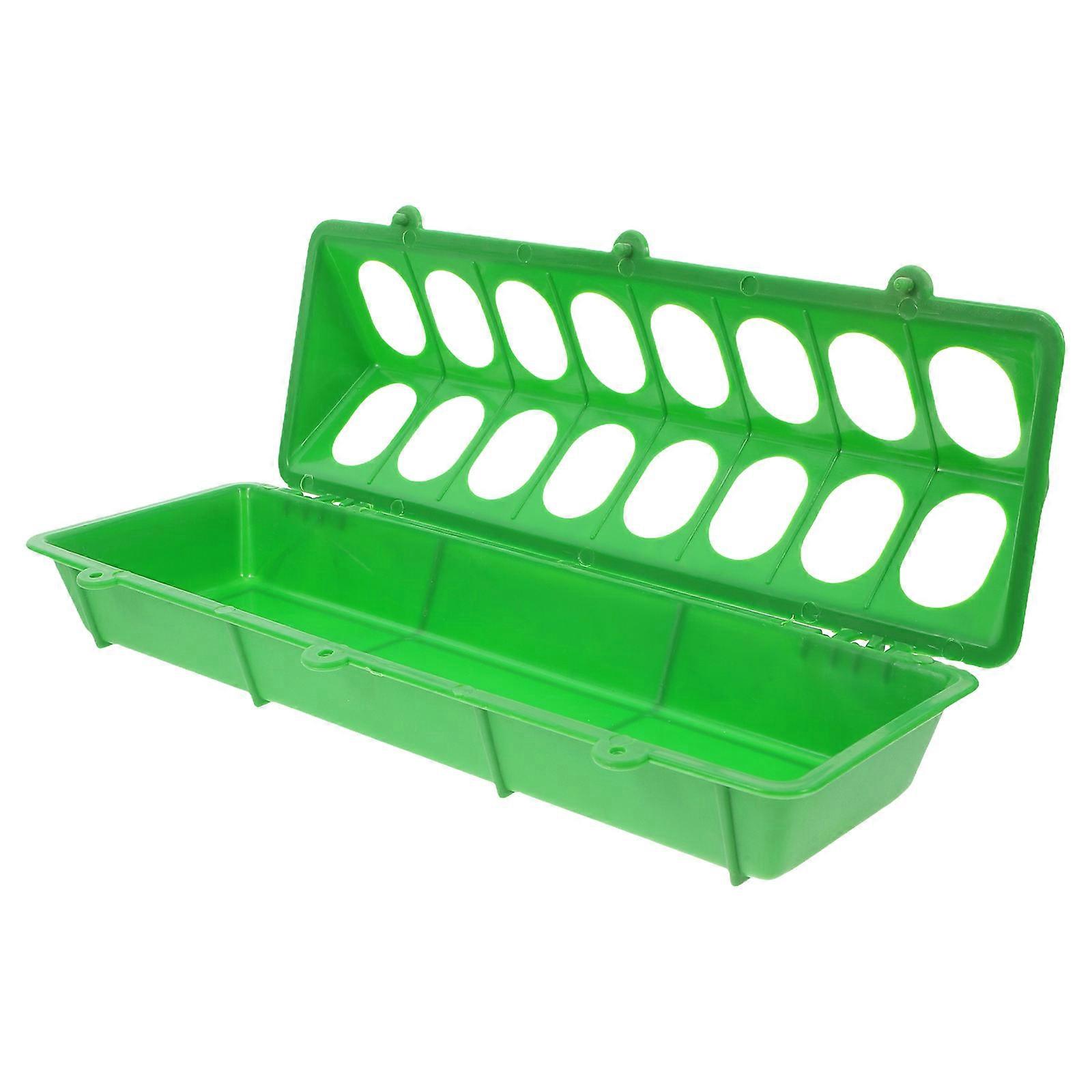 Pigeon Feeder Chick Feeder for Poultry Feeding Durable Plastic