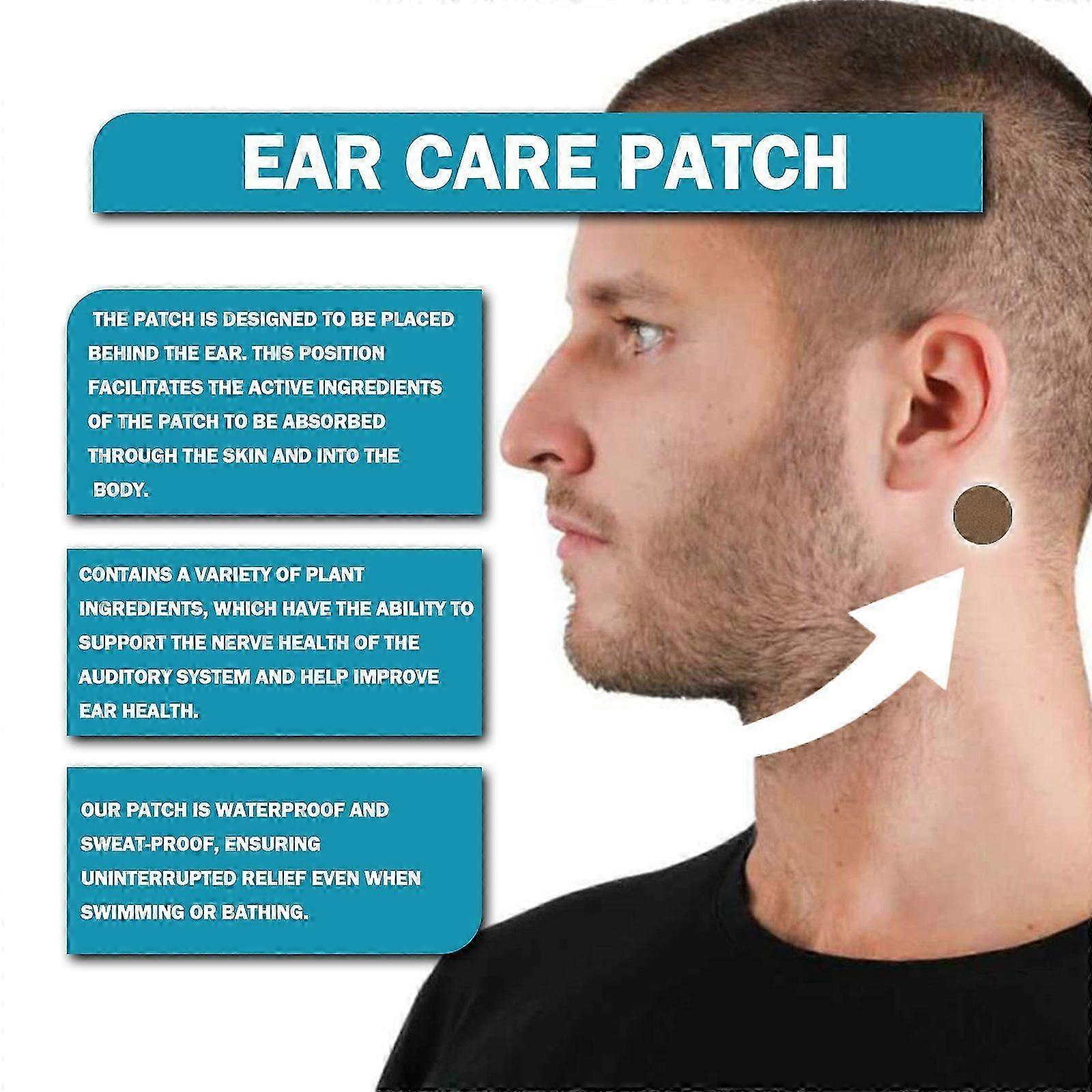 Ear Care Patch, Relieve Ear Plug Ear Ringing Ear Kang Hearing Discomfort Dizziness Head Care Patch