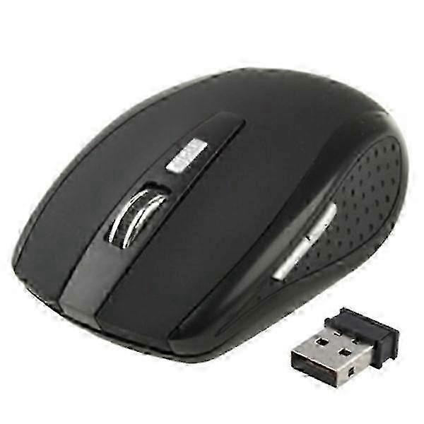 6D Optical Wireless Computer Mouse Black
