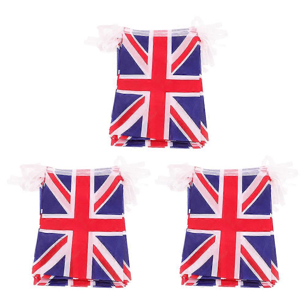 British Banner String Great Britain Flag for Decoration 12 Strings