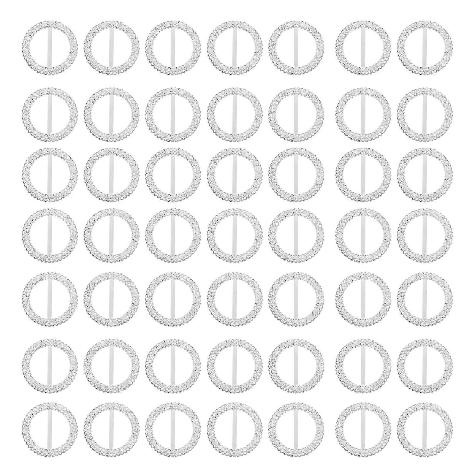 Strassbåndspenneklips for bryllupsfestdekorasjon 100 stk. sett