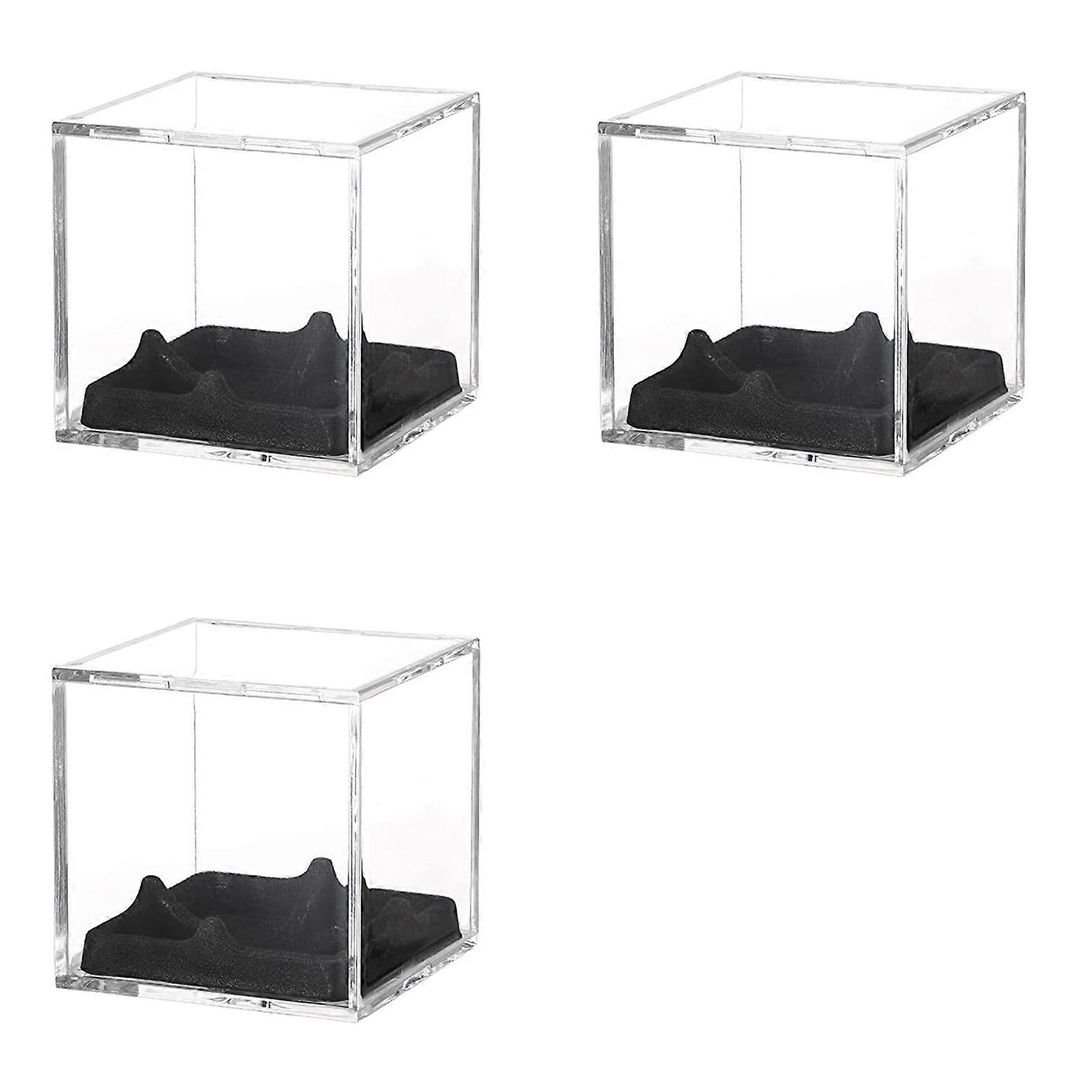 3X Baseball Display Case UV Protected Acrylic Baseball Display Cases Display Cases for Any Baseball