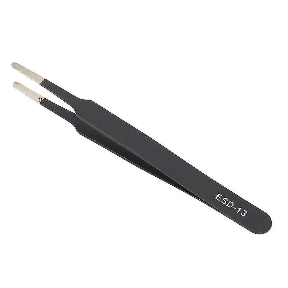 2PCS ESD Safe Precision Stainless Steel Tweezers Set with Fine Tip for Electronics  and DIY