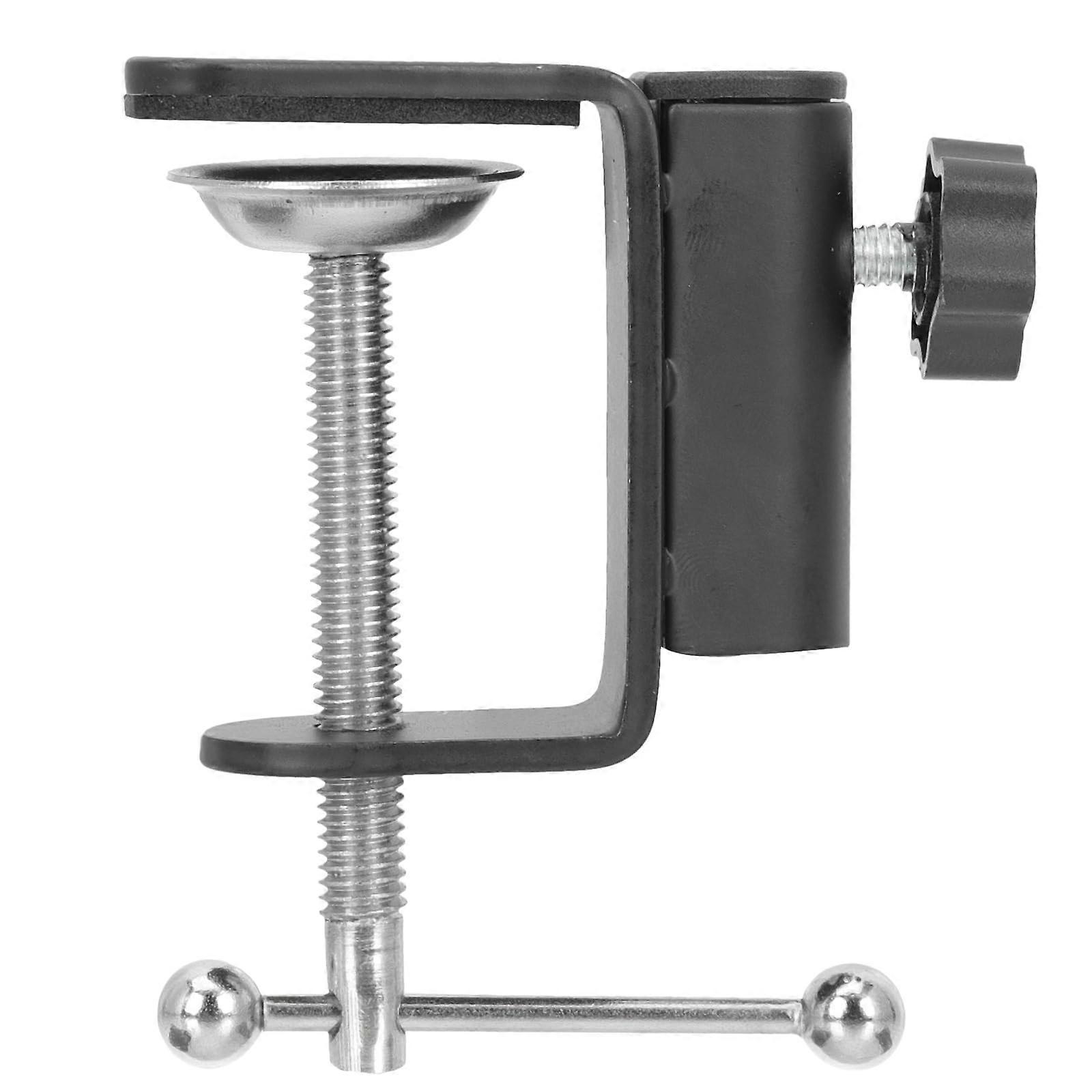 Microphone Mount Clamp HeavyDuty Mic Holder Base Multipurpose Tabletop Stand Bracket For School And Public Events