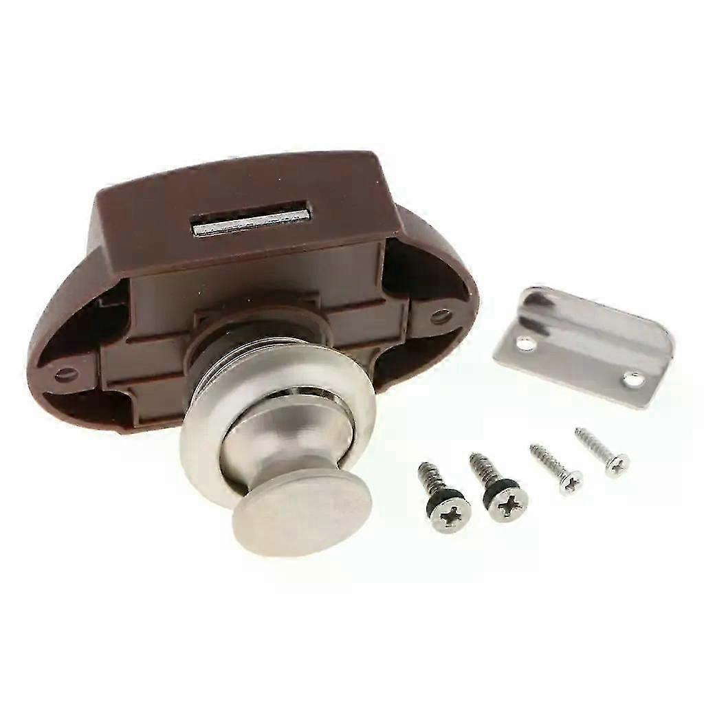 Repalcement Key Less Push Button Cabinet Latch for RVs / Boats /