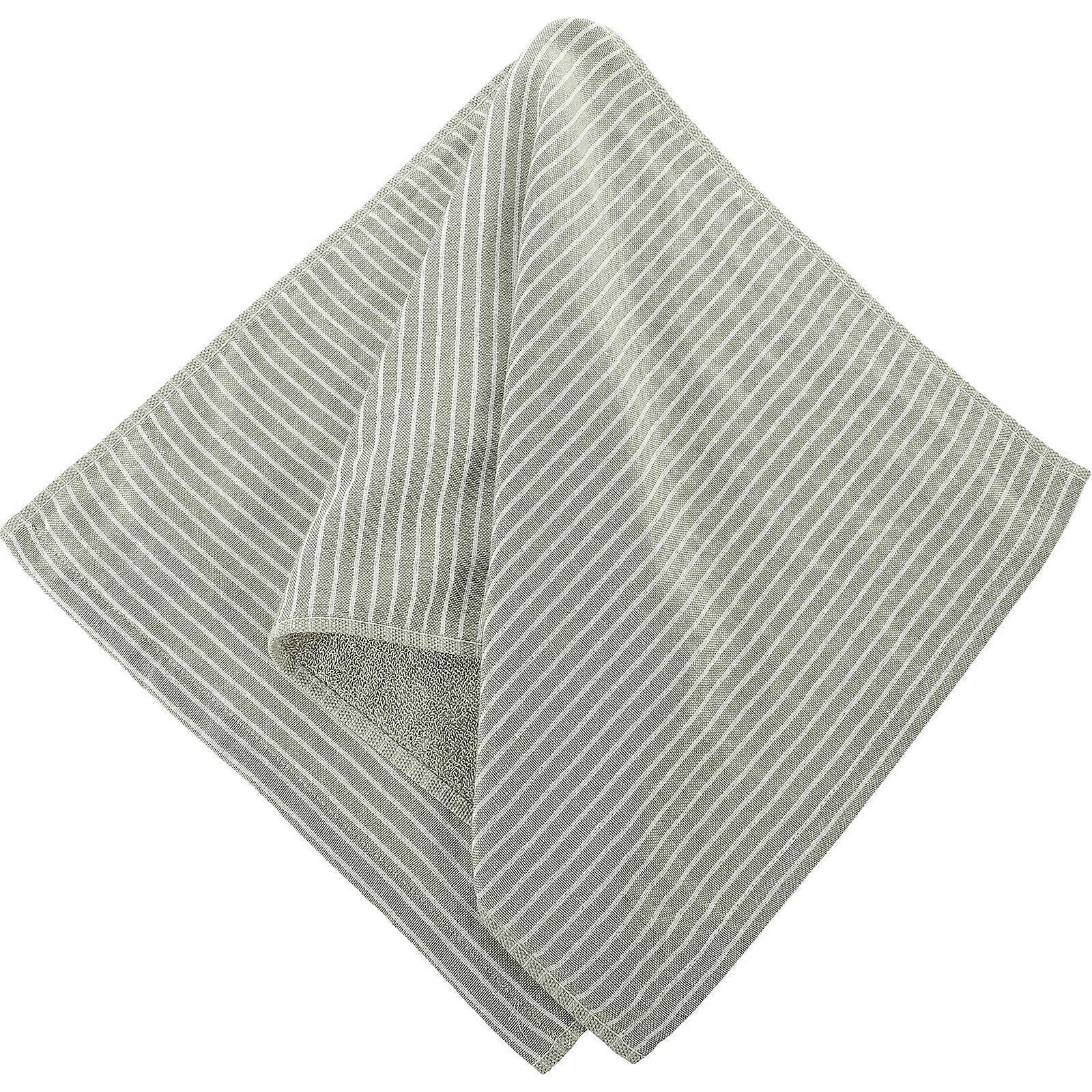 Facecloth 2Pcs Pure Cotton Designed For Home Dorm Hotel Use Green 76x34cm Rectangular Shape