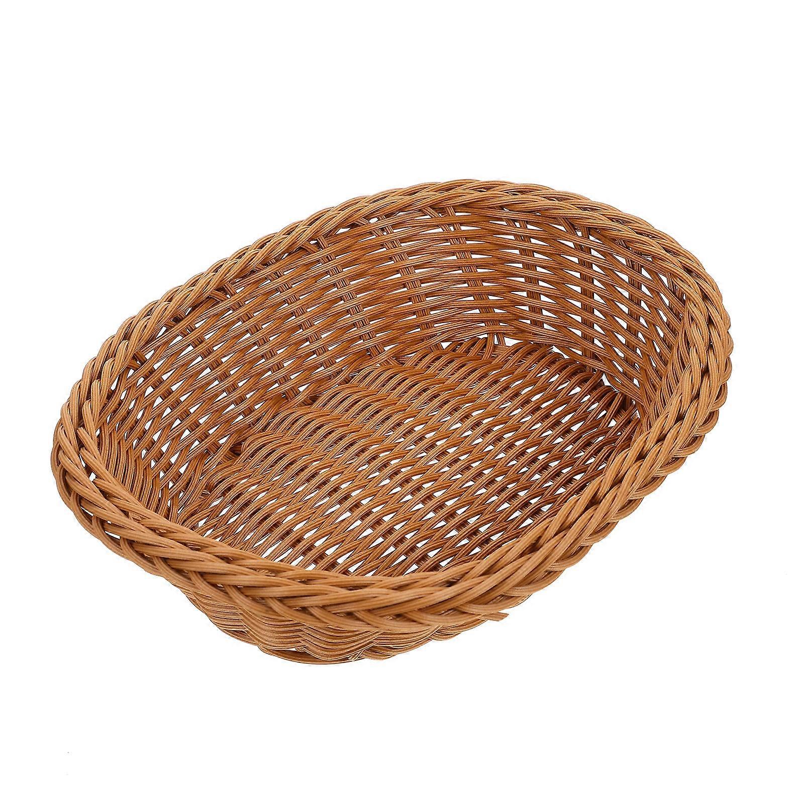 Hand Woven Basket for Vegetable Holding Rattan Material