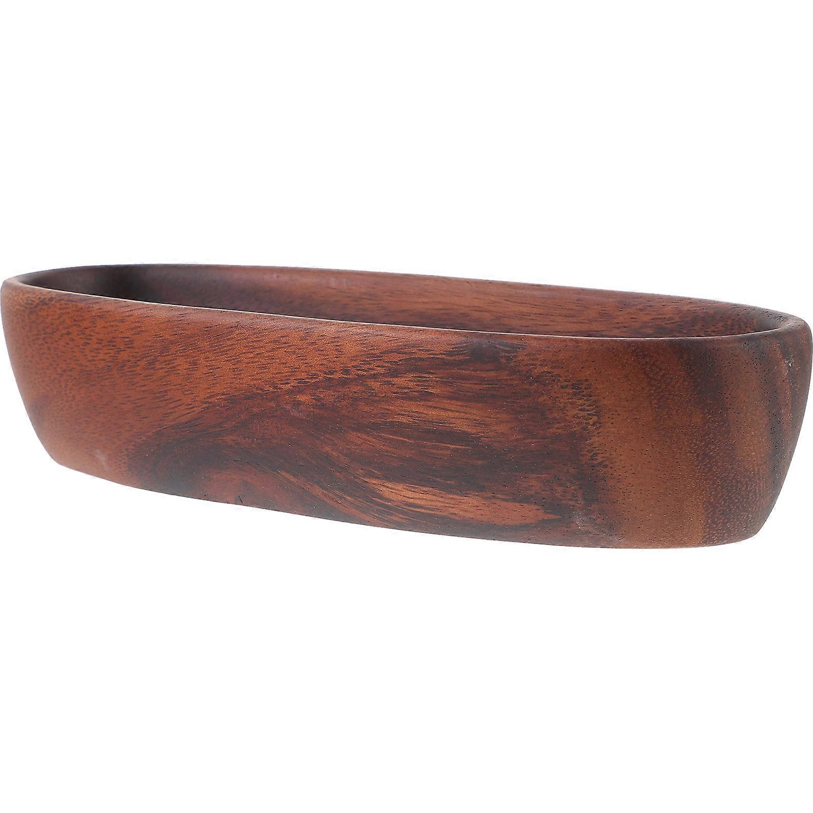 Natural Wood Serving Plate for Fruit Serving with Multi Functional Use