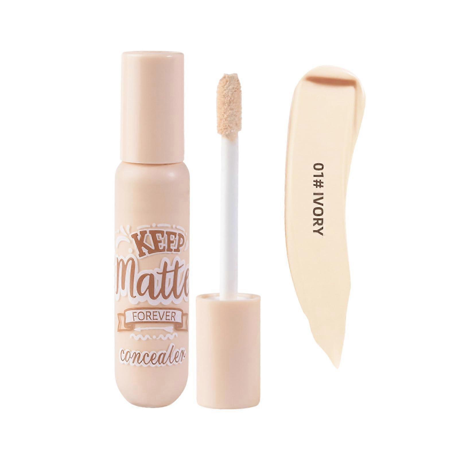 Full Coverage Concealer for Dark Circles and Blemishes, Lightweight LongLasting Makeup for Face