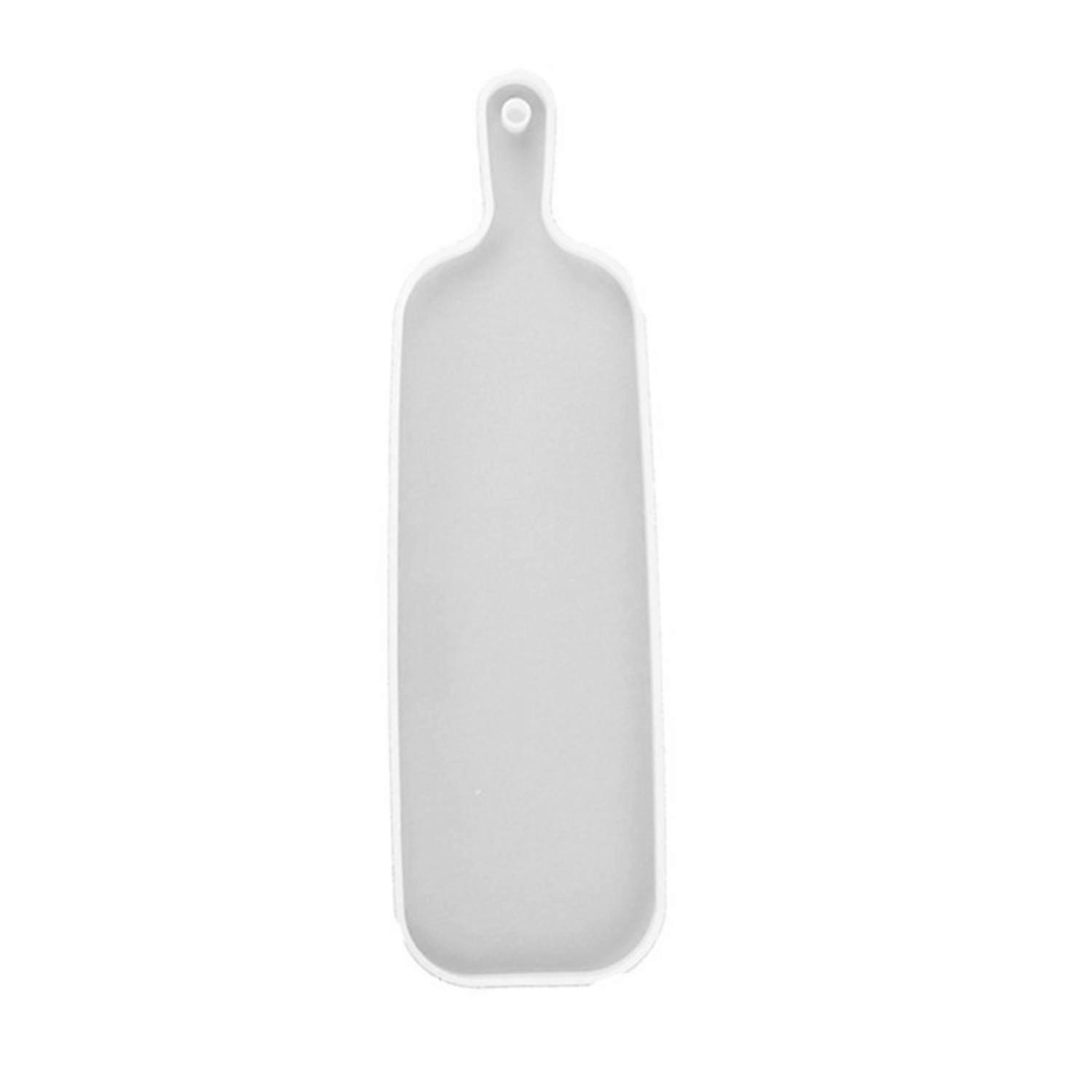 DIY Crystal Epoxy Silicone Mold Rectangular Handle Tray Handmade Mirror Mould