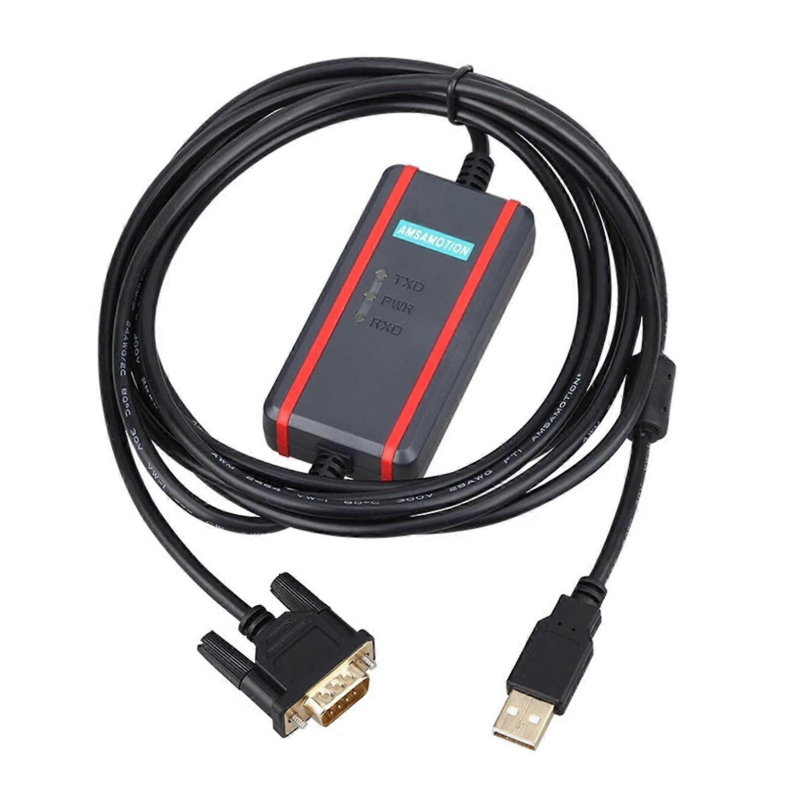 USB HMI Programming Cable 3m Speed USB to RS232 Adapter for A970 985GOT Touch Panel