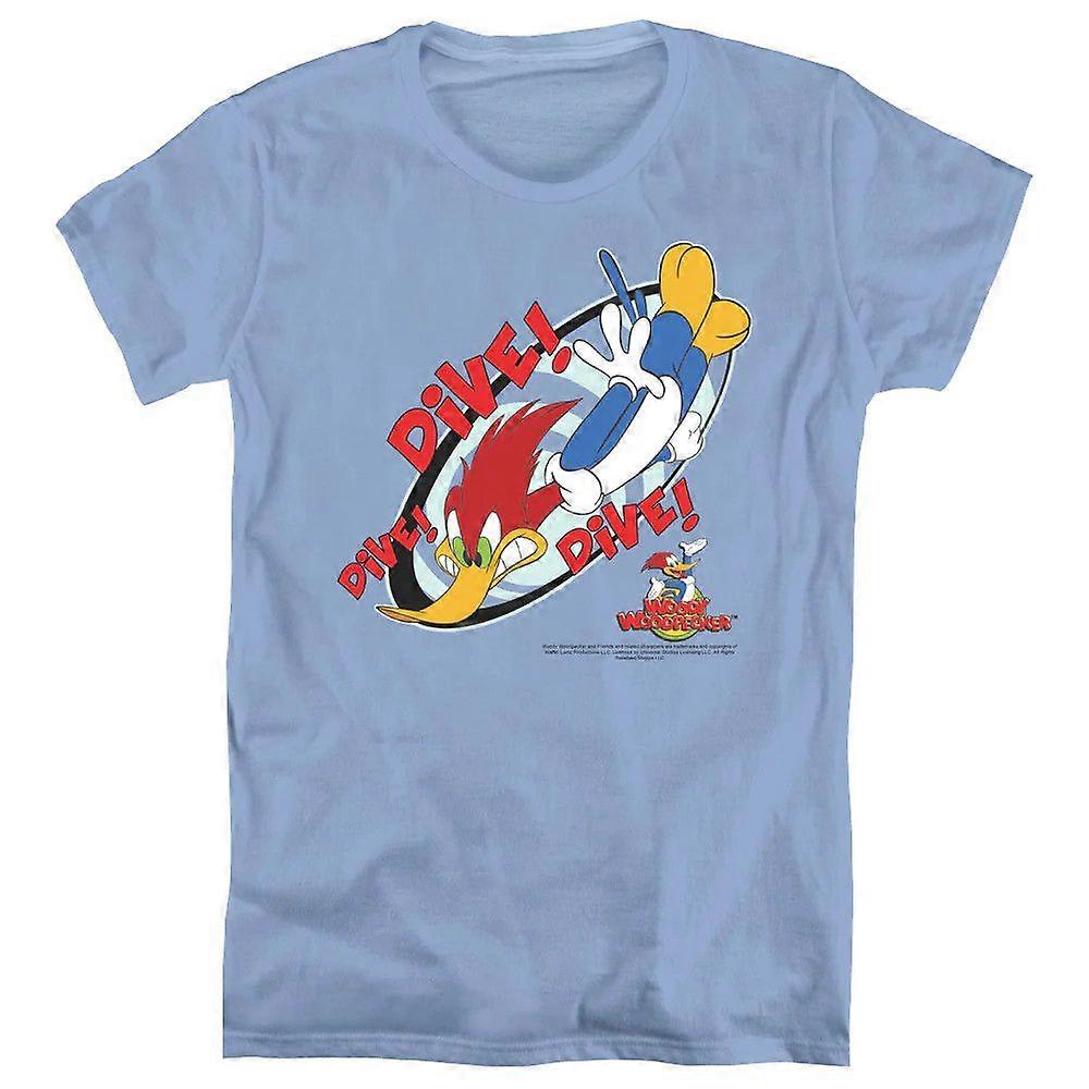 Woody Woodpecker Dive Womens T Shirt Style-4492