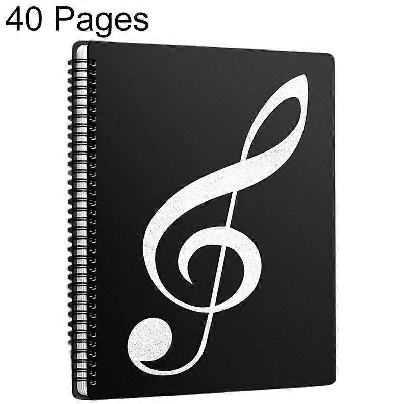 [New] Expandable Non-reflective Piano Music Sheet Binder Folder