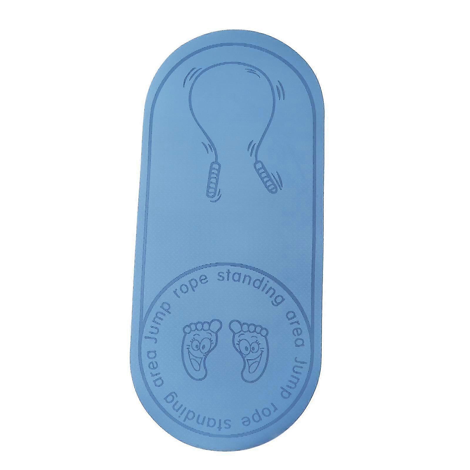 Exercise Skipping Mat High Density Dance Cushion Yoga Mat Buffer Pad Purple