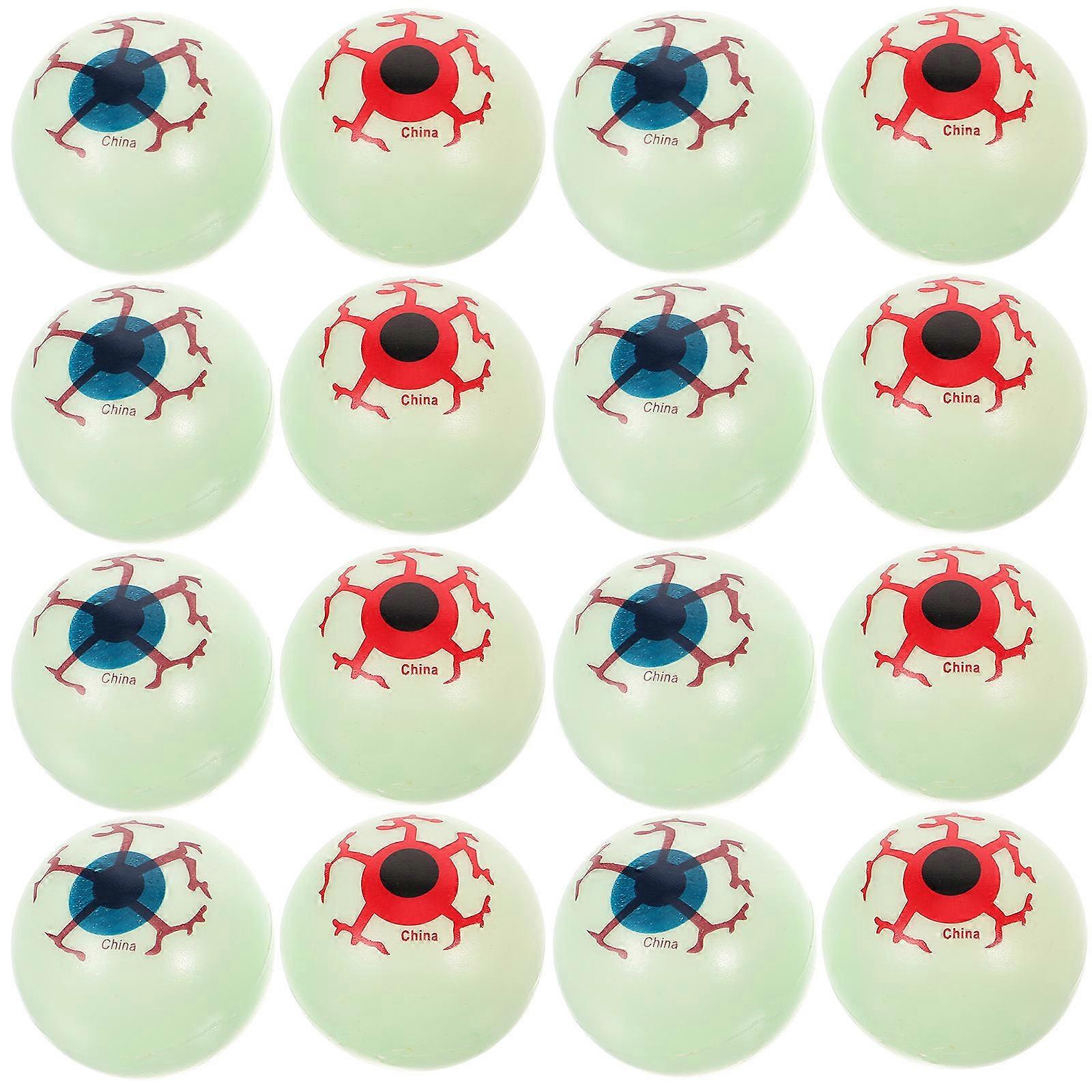Halloween Props Plastic Luminous Eyeballs for Party Use 20Pcs