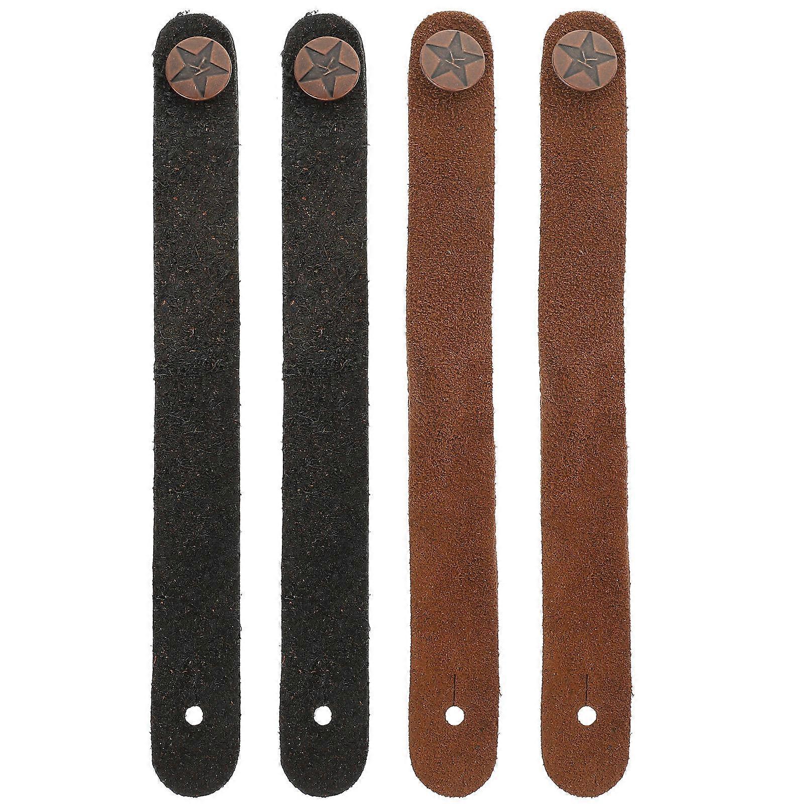 Assorted Color Headstock Strap for Guitar Use 1Set Set
