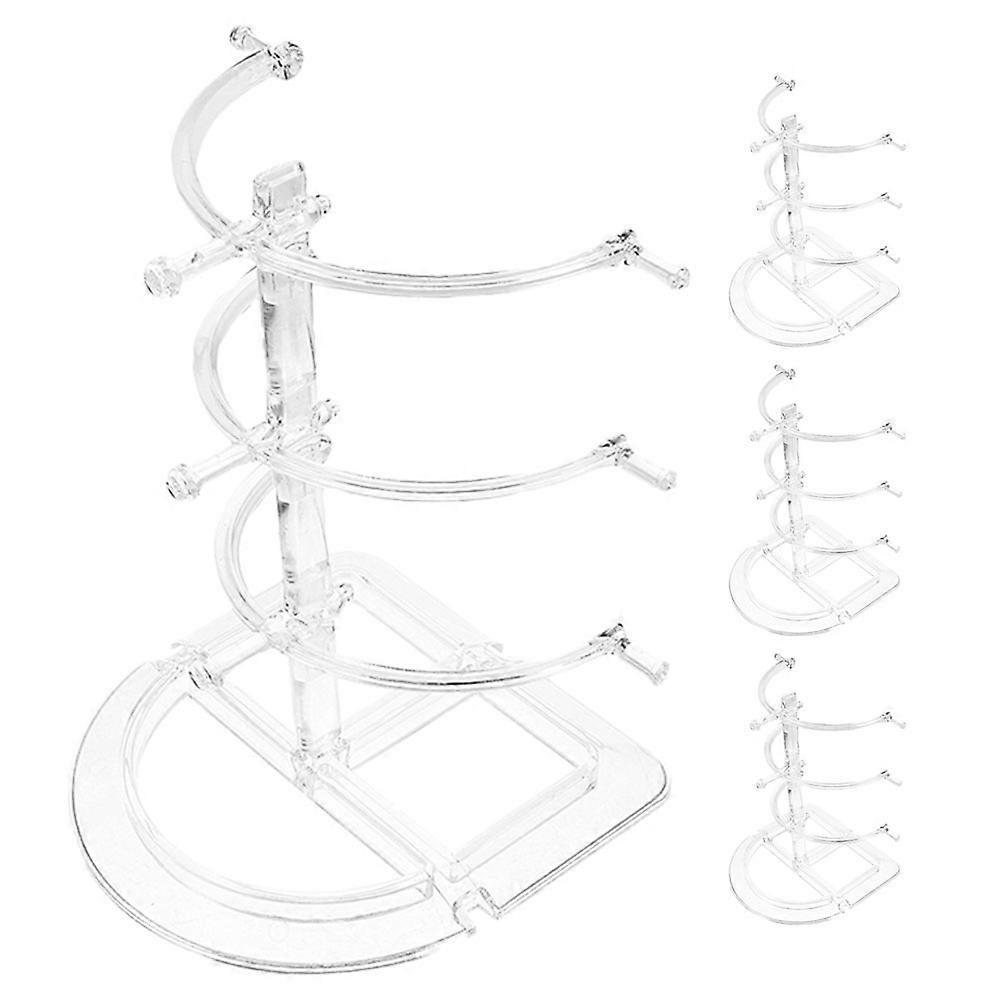 Glasses Display Stand 4Pcs Detachable Eyeglass Rack for Storage Use