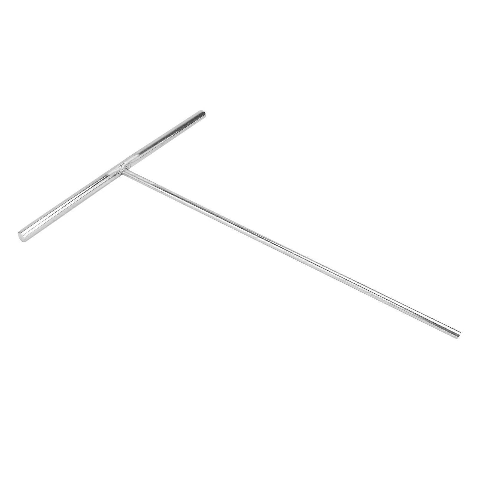 Crêpière en acier inoxydable argentée