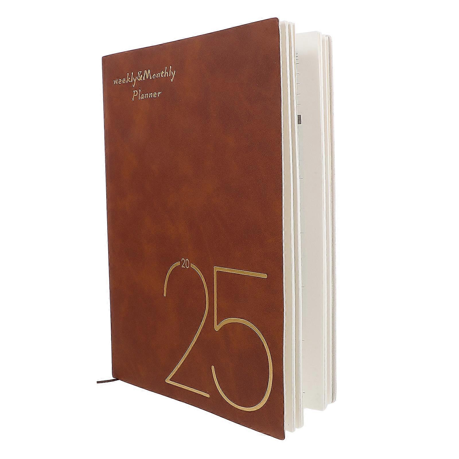 Date Planner Academic Planner for Office 2Pcs Multi-Function Note Book
