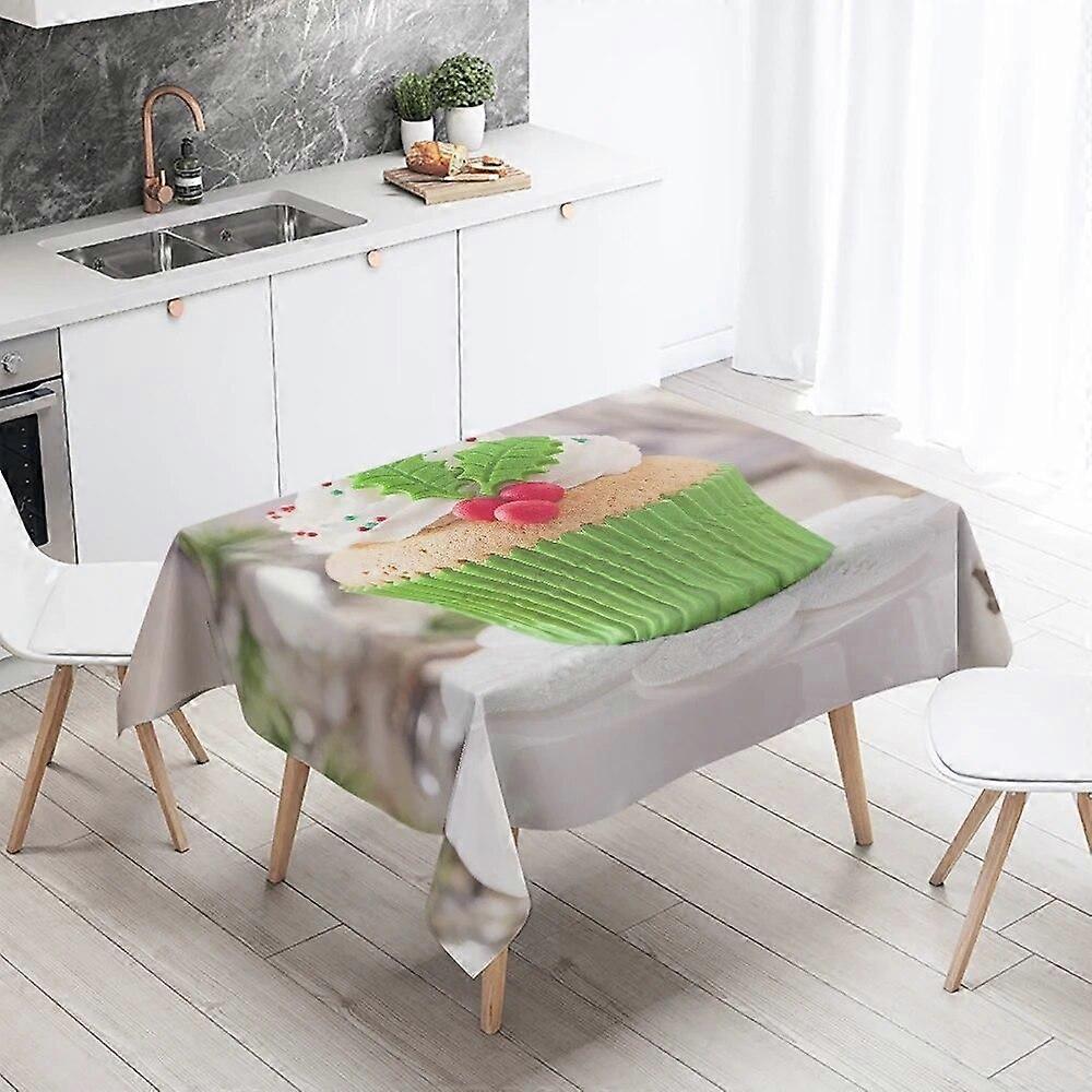 Tablecloth Style 1159 Anti-Stain Waterproof Rectangular Kitchen Dining Table Home Decoration