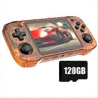 R46H Håndholdt Retro Spilkonsol 4,2 Tommer Skærm 128G 20000+ Spil Bærbar Videoafspiller Gamepad Support