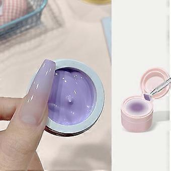 Gel Tepuk Kusyen Udara, Warna Pepejal, Boleh Dicuci, Tekstur Berkabut, Penutup Garis Pemerah Pipi, Sesuai untuk Pencelupan Kuku dan Lakuer, Bebas