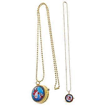 Pocket Watch for Watching Time 2Pcs Rotatable Cartoon Christmas Style