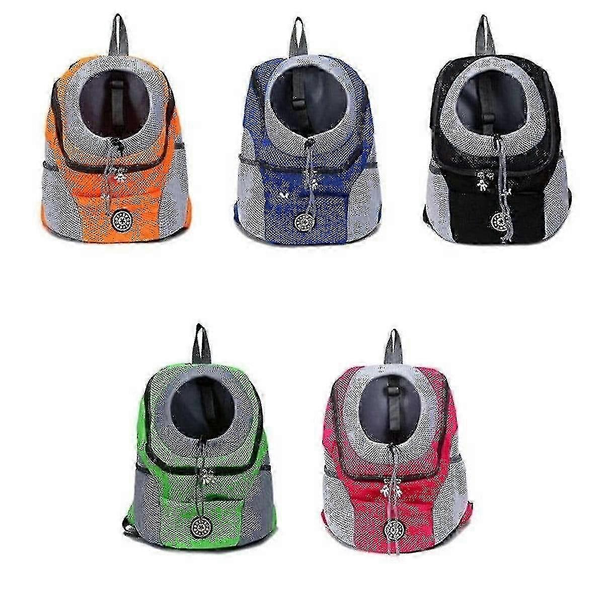 Travel-Friendly Pet Backpack Carrier with Adjustable Straps