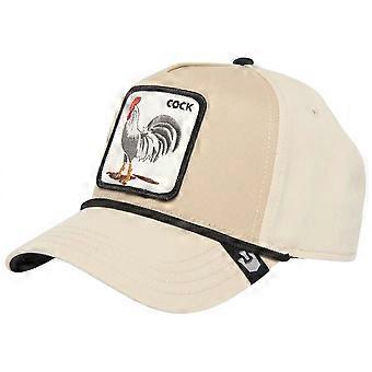 Goorin Bros Rooster 100 All Over Canvas Cap - Cream