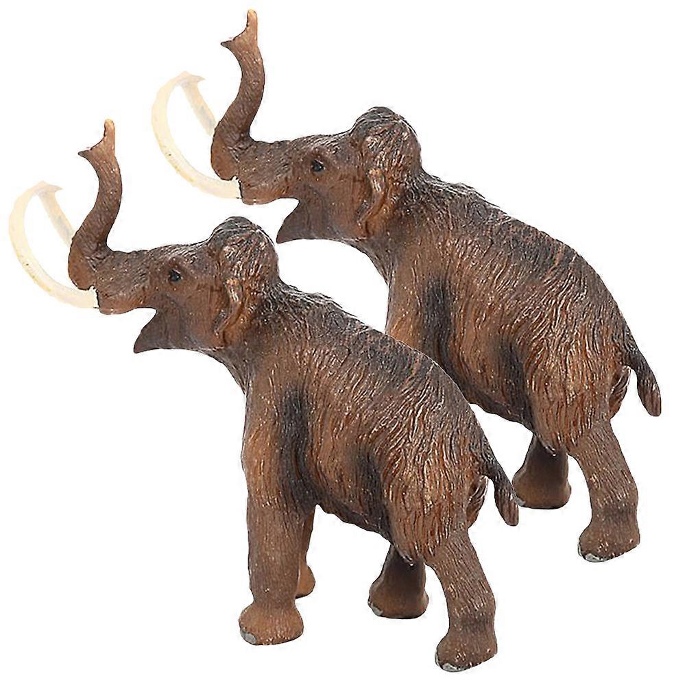 Simulation Animal Toy Model for Decor 4Pcs Plastic