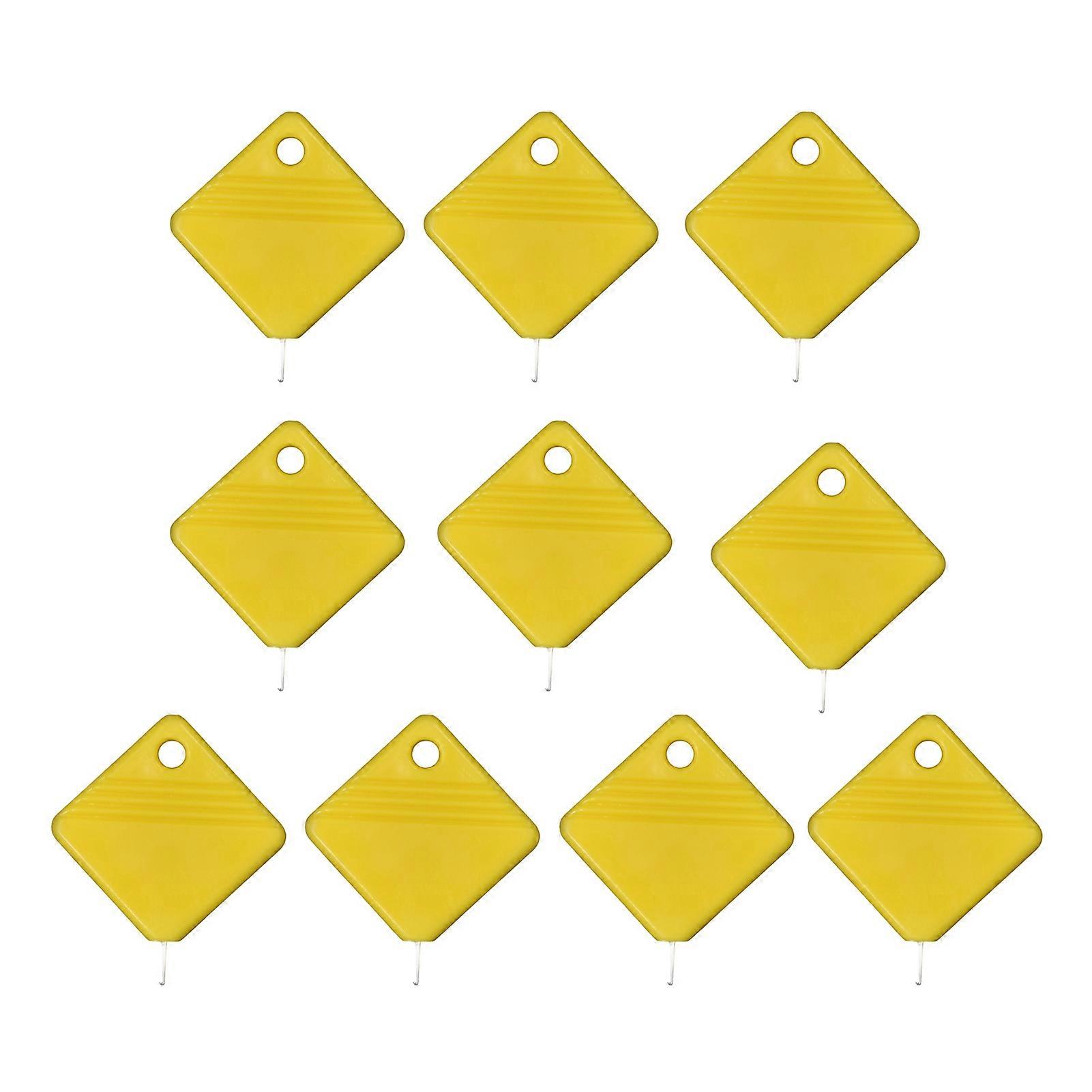 Square Needle Threaders - 10 Pack Easy Threading Helper - for Hand Sewing Craft