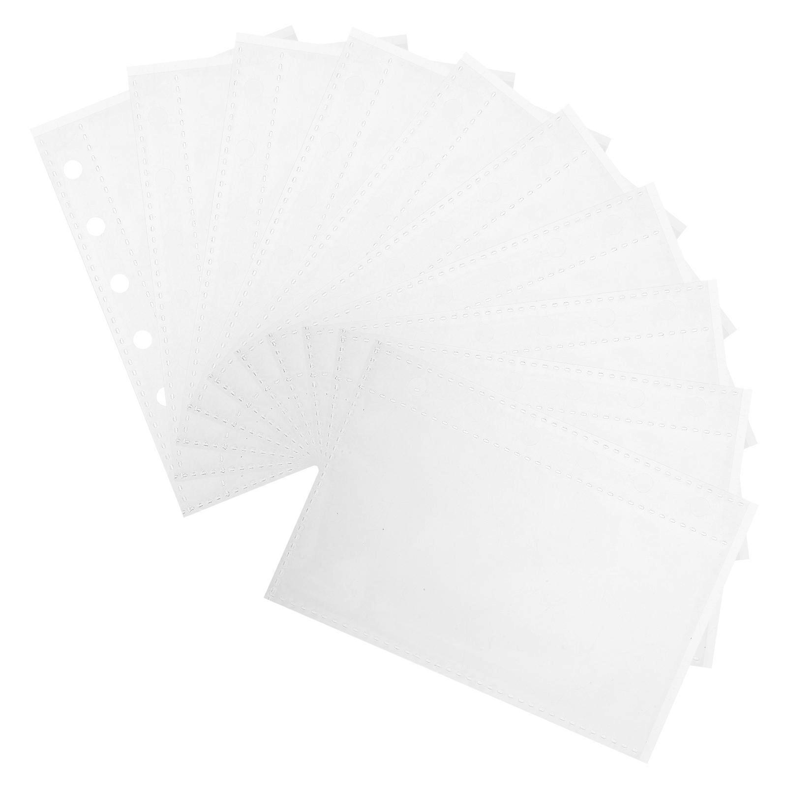 Sheet Protector PVC Scrapbook Binder Pages for Ample Capacity 60Pcs