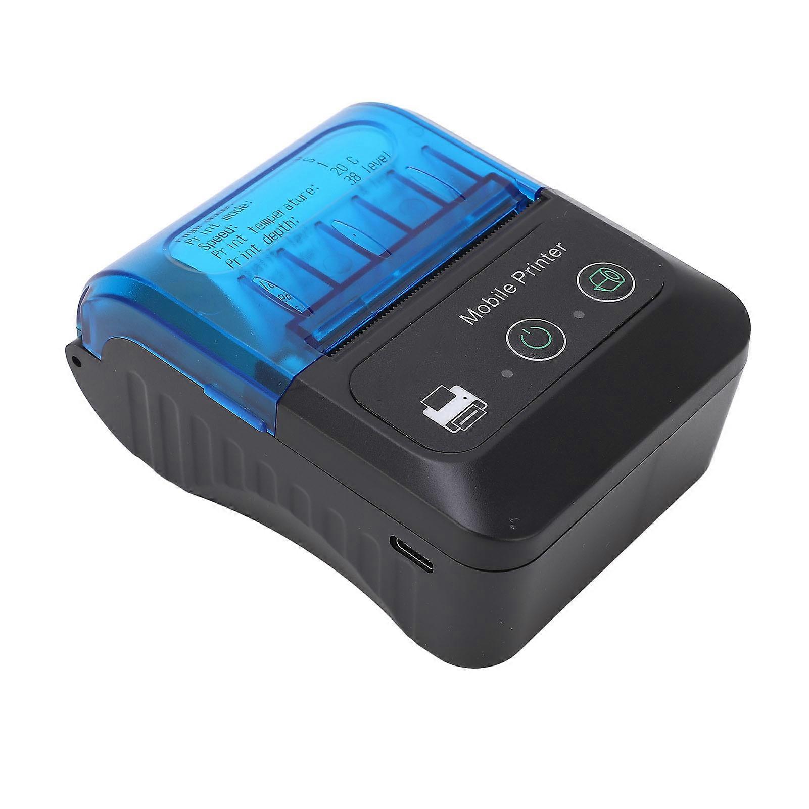 Thermal Printer 2in Thermal Label Printer Machine 203DPI 80mm/s 58mm Width for Home