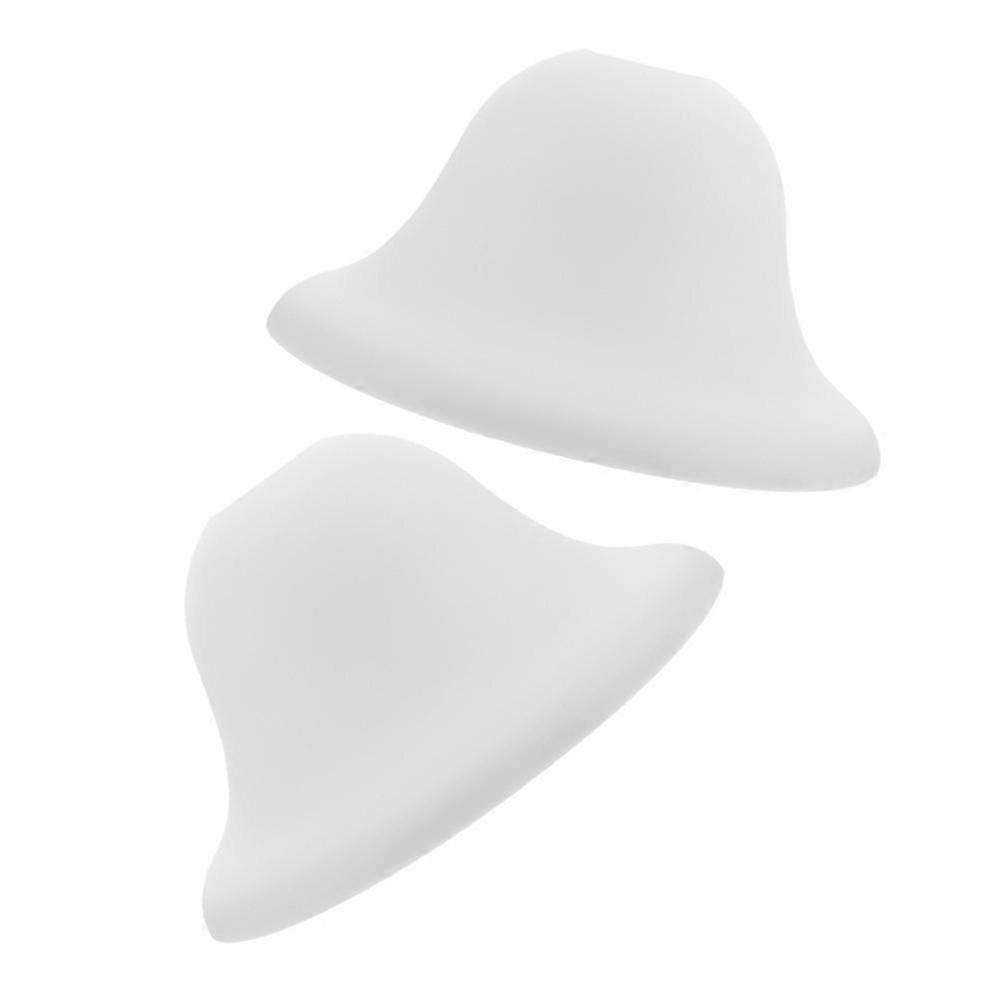 Plastic Lamp Shade Replacement for Table Lamp 2Pcs White Round Mushroom