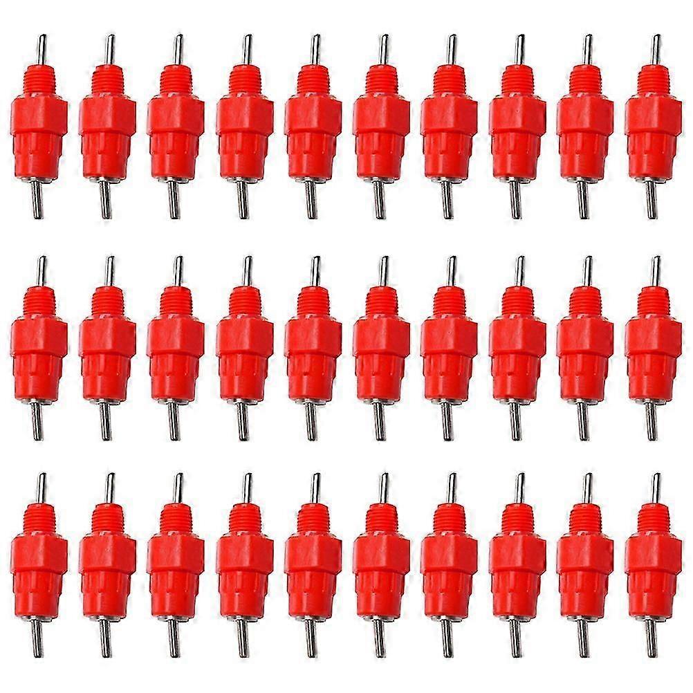Water Drinker Automatic Practical Waterer with 30Pcs Nipples Set