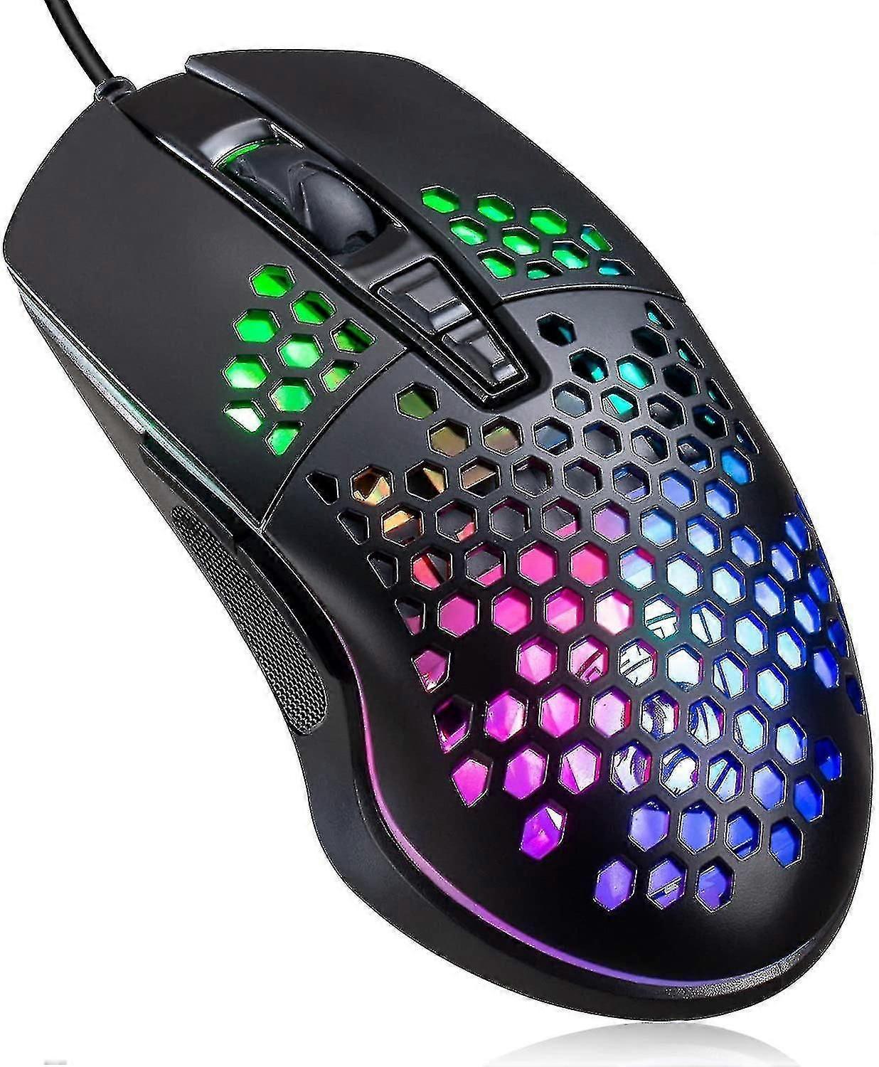 Honeycomb Design Lightweight Wired Gaming Mouse